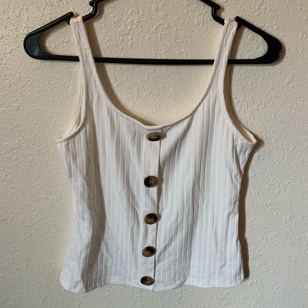 Button Down Tank Top